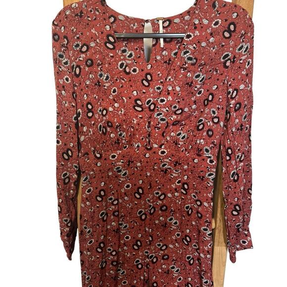 Free People Some Like It Hot Boho Flower Child Size 6 - Picture 6 of 11